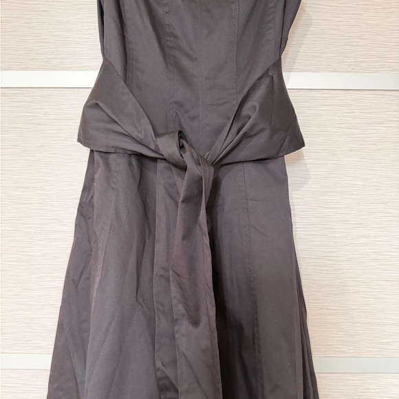 NWT TOCCIN Cady Tie Front Corset Midi Dress in sz. 0 - Picture 8 of 17